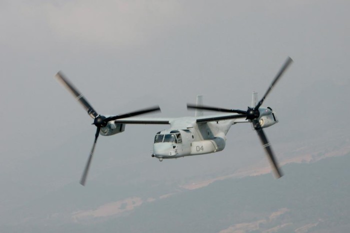 Trực thăng MV-22B Osprey tham gia tập trận Hổ Mang Vàng